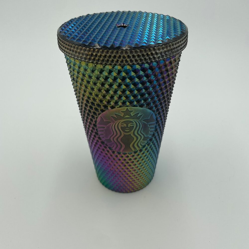 Starbucks Iridescent Textured Studded Tumbler (16 oz) – Multicolour Cold Cup